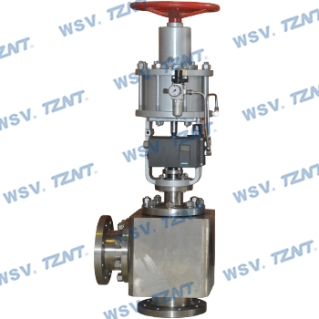 Flash drum control valve--