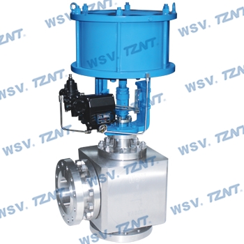 Flash drum control valve--