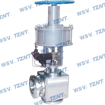 Flash drum control valve--